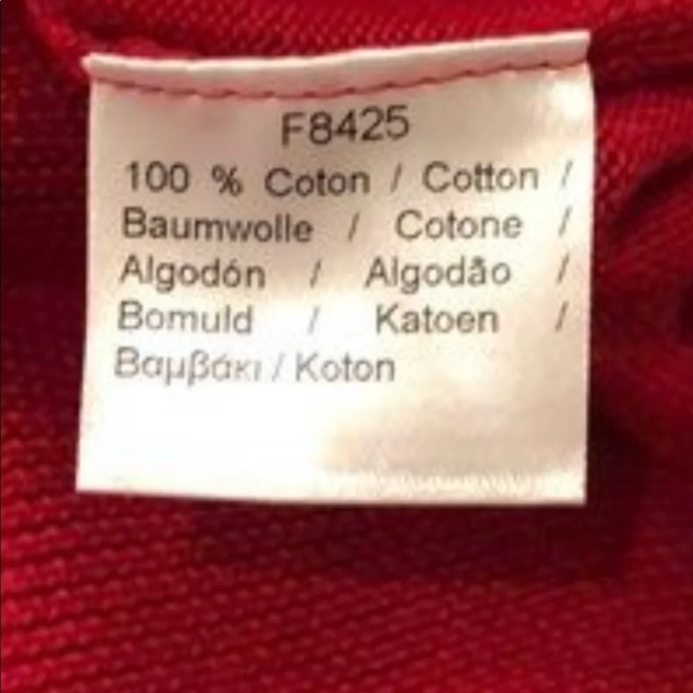 LACOSTE | GUC Maroon V-Neck Sweater Maroon Logo